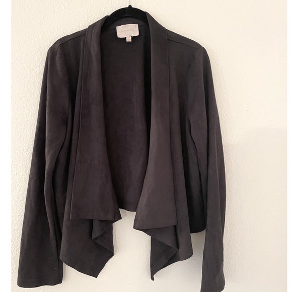 Skies Are Blue Jackets & Blazers - Skies Are Blue Drape Jacket - Black